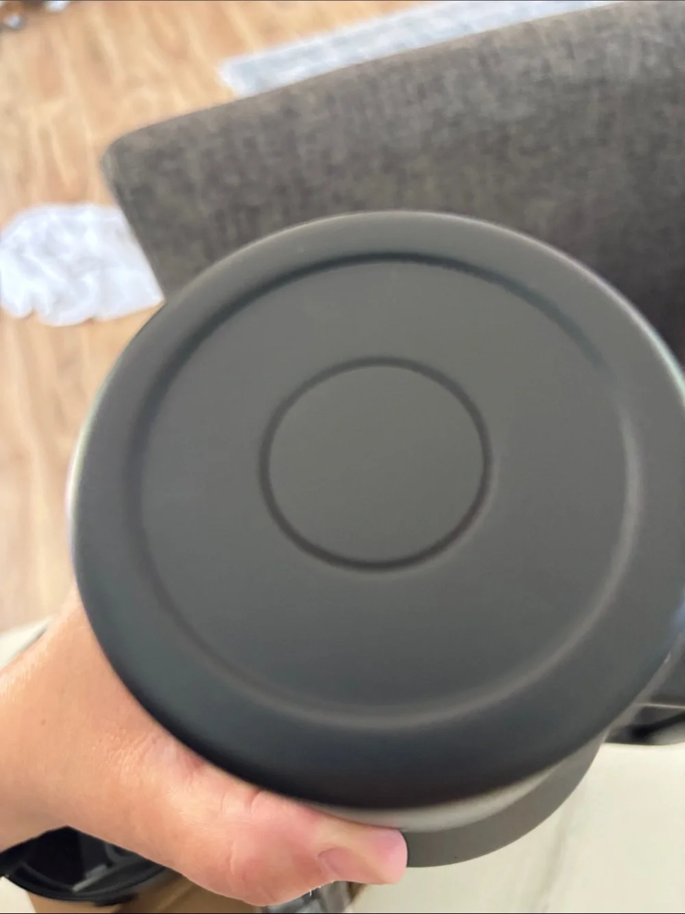 Black Insulated Tumbler Mug with Handle and Straw 40oz